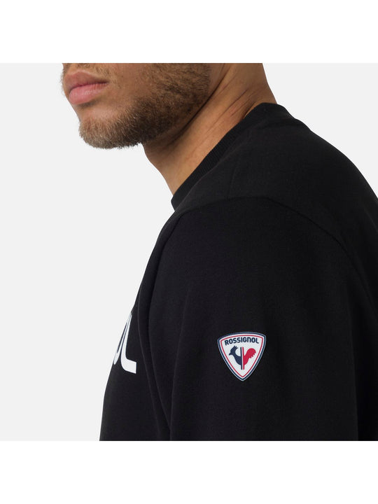 Bluza Rossignol LOGO SWEAT RN FL czarny - Adventure Sports
