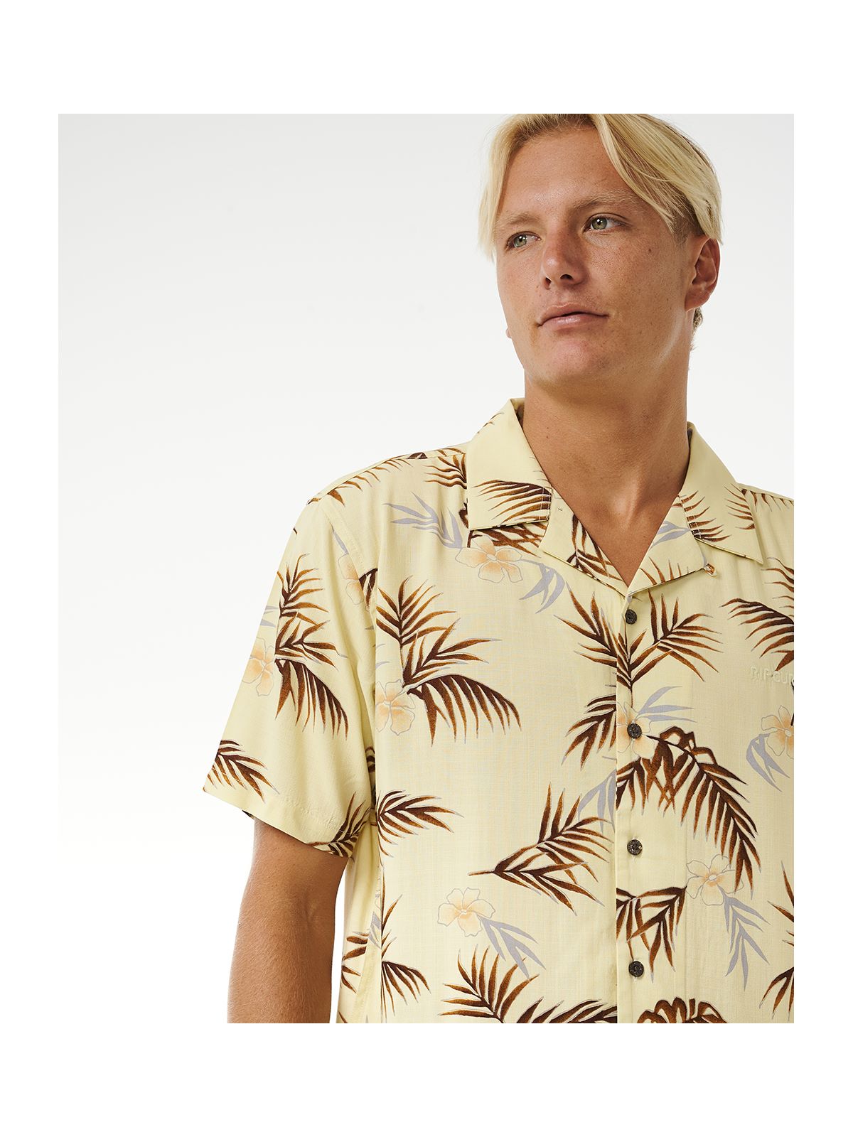 Koszula RIP CURL Surf Revival Floral S/S Shirt żółty - Adventure Sports