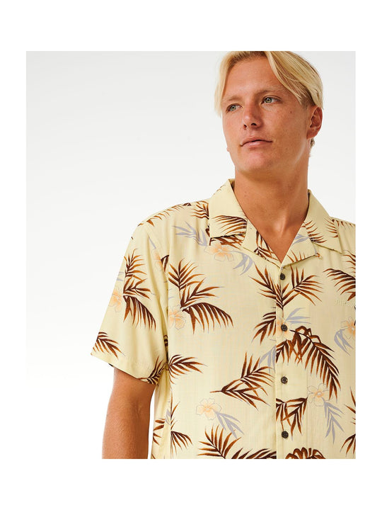 Koszula RIP CURL Surf Revival Floral S/S Shirt żółty - Adventure Sports
