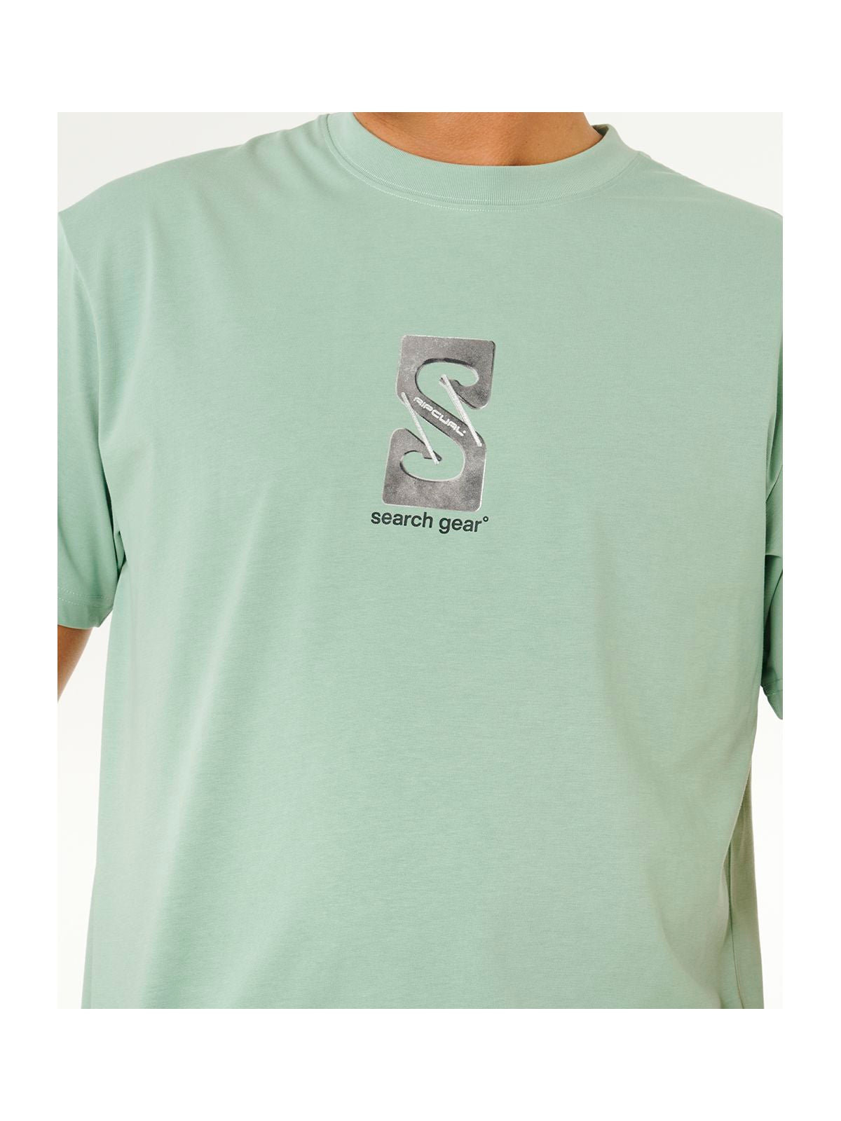Koszulka męska RIP CURL Search Gear Tee zielona