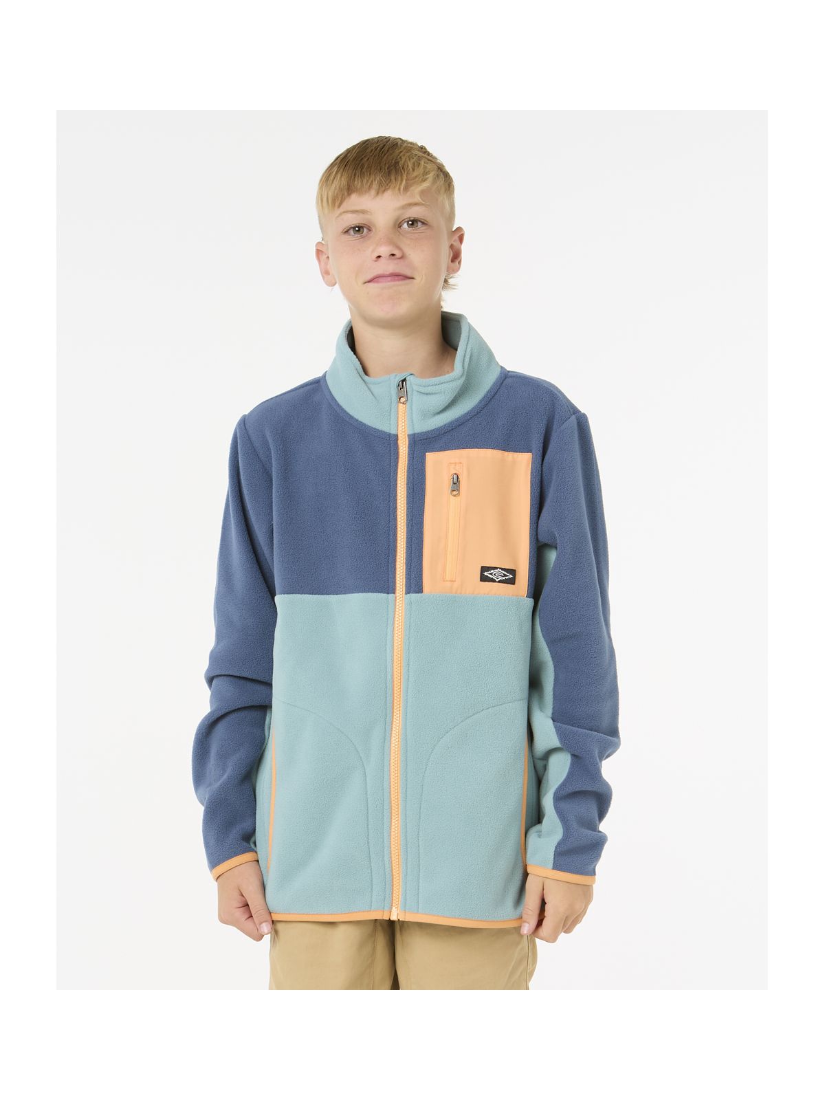 Bluza chłopięca RIP CURL Raw Energy Block Fleece - Boy niebieska