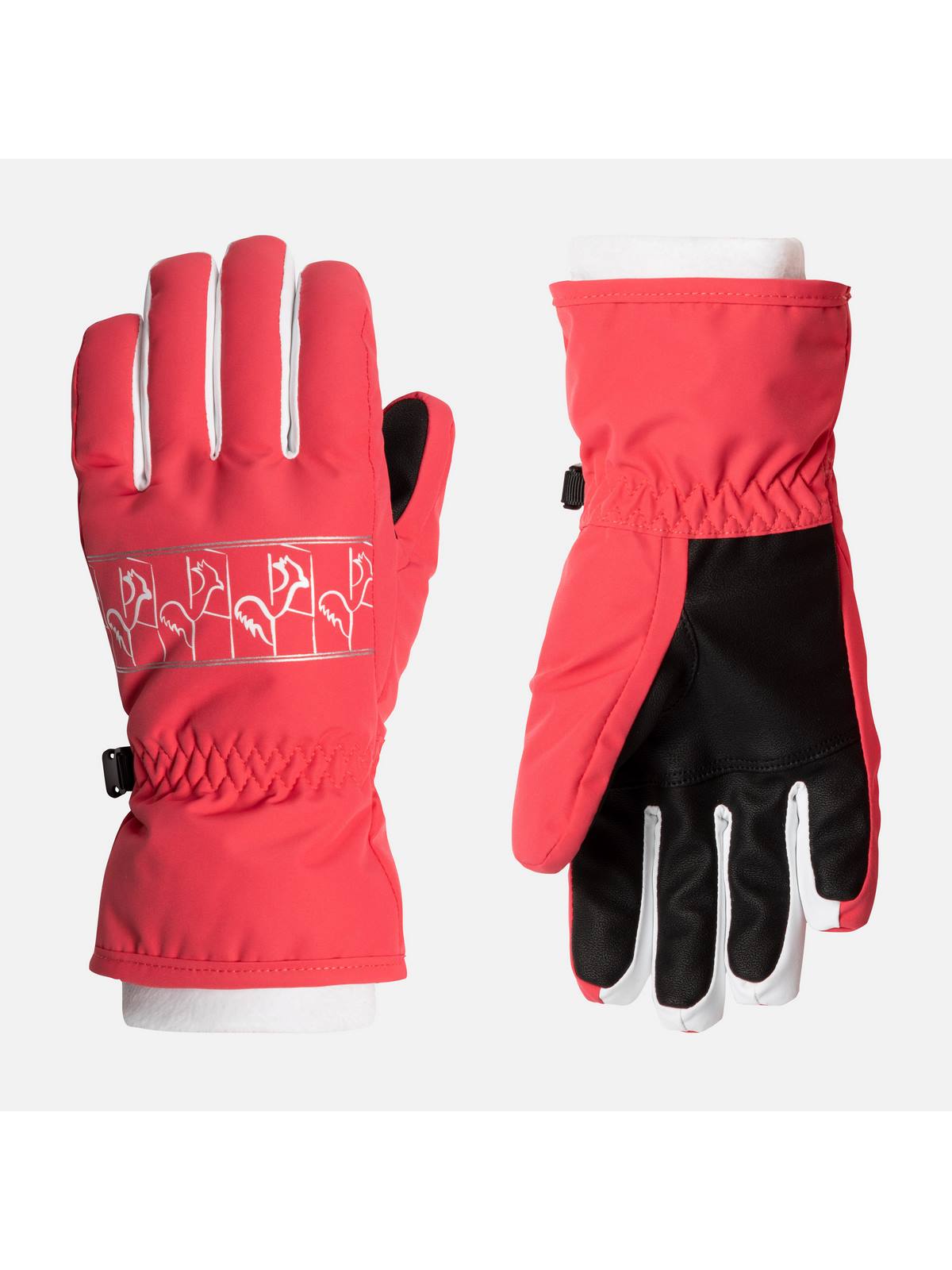 Rękawice dziecięce na narty ROSSIGNOL Jr Jane G różowy - narciarskie - Adventure Sports