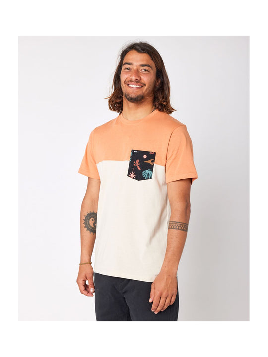 Koszulka RIP CURL Inda Pocket Tee biały - Adventure Sports
