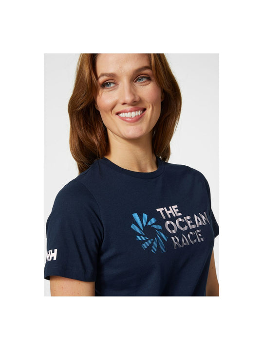 Koszulka damska HELLY HANSEN W The Ocean Race T-Shirt granatowa
