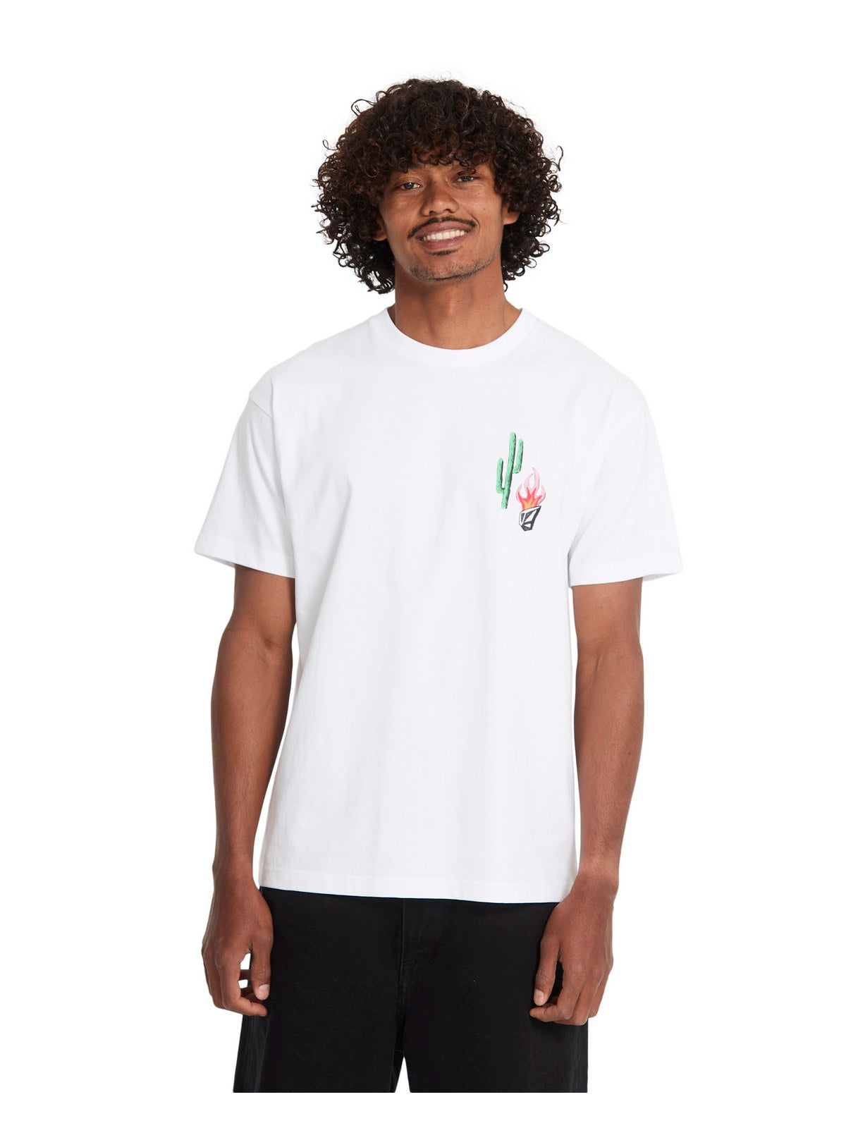 Koszulka męska VOLCOM Fa Mickey Mason 2 Sst biały