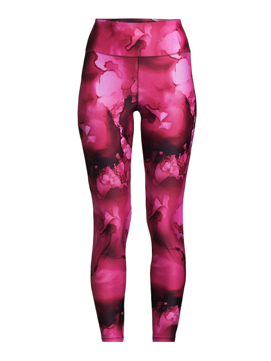 Legginsy CASALL Ultra High Waist Printed Tights różowy - Adventure Sports
