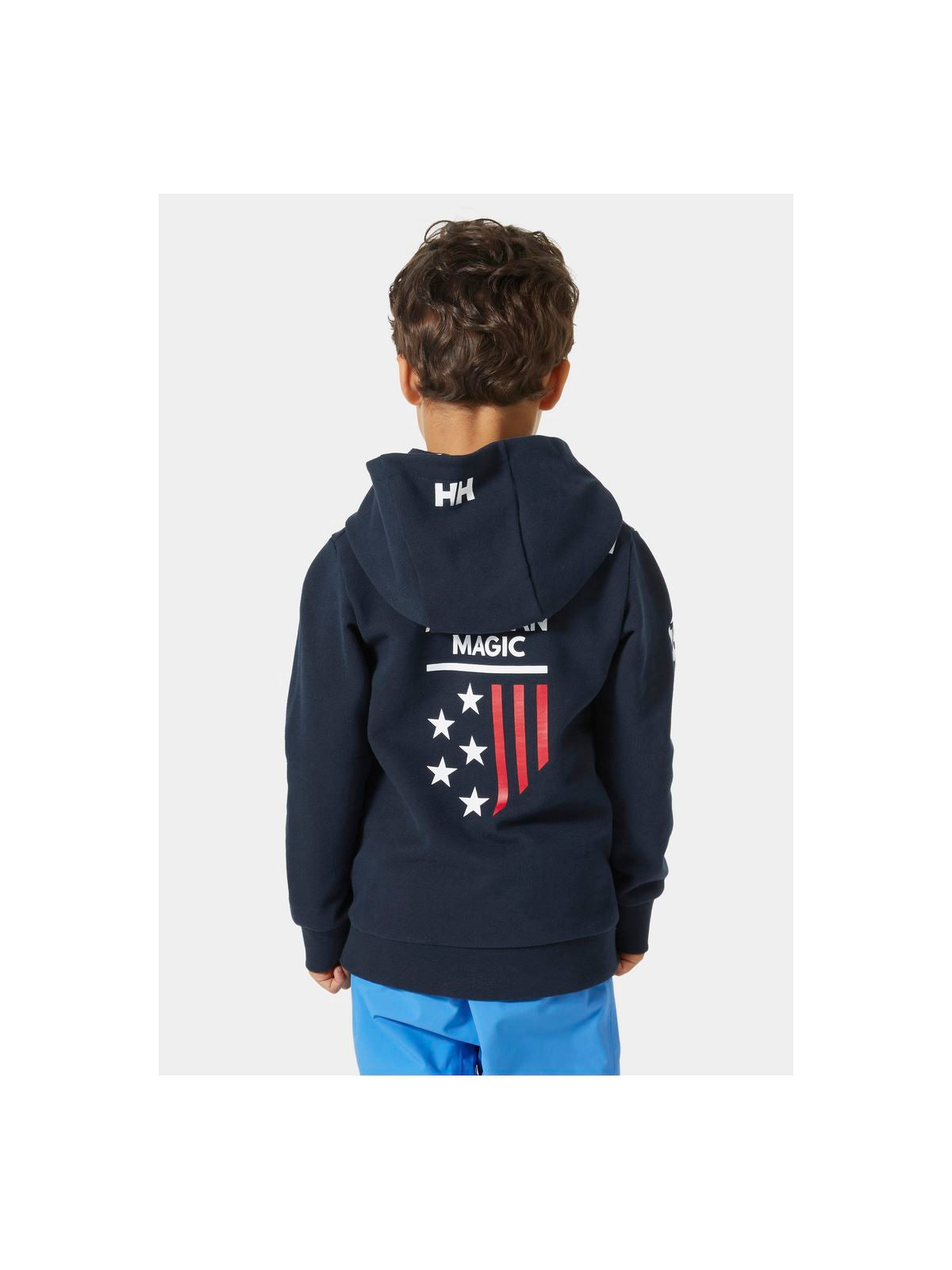 Bluza dresowa dla dzieci HELLY HANSEN Am Kids Hoodie granatowy - Adventure Sports