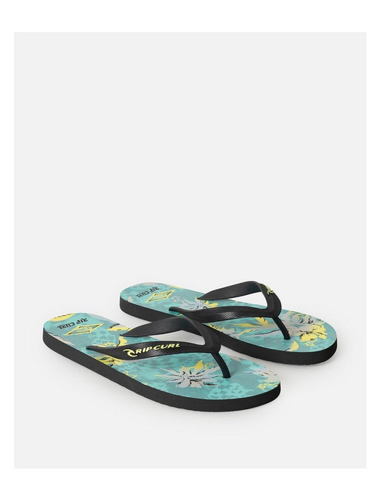 Japonki plażowe męskie RIP CURL Raw Energy Bloom Open Toe niebieskie
