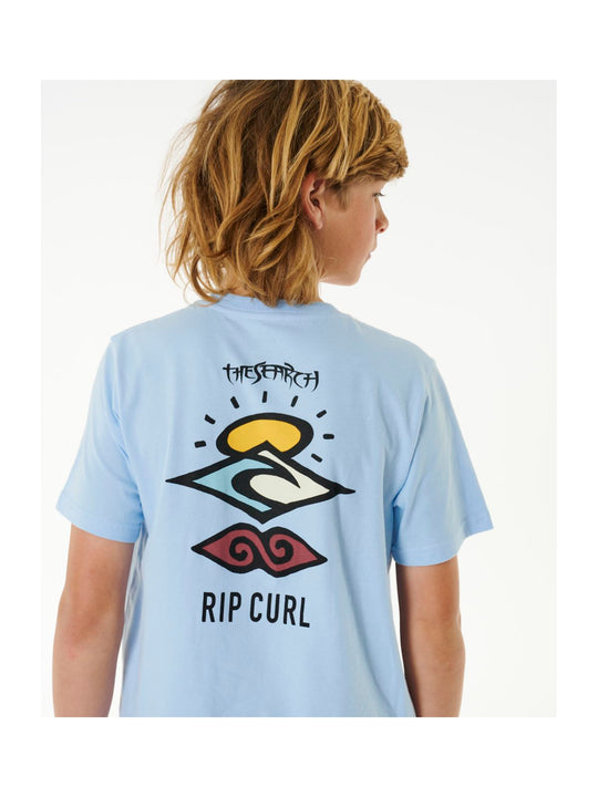 T-Shirt chłopięcy RIP CURL Search Icon Tee -Boy niebieski - Koszulka - Adventure Sports
