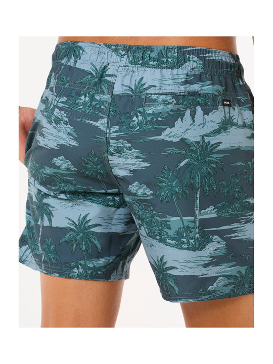 Szorty kąpielowe męskie RIP CURL Dreamers Volley moro szare
