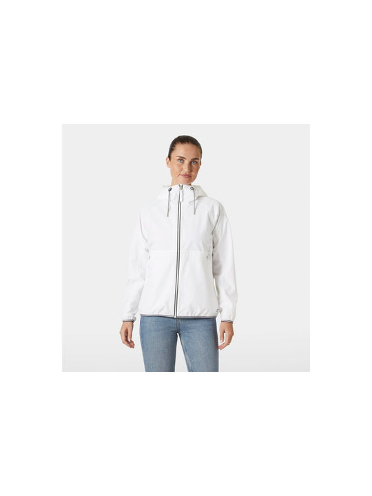 Kurtka przeciwdeszczowa damska HELLY HANSEN W KOSTER RAIN JACKET biała - Adventure Sports
