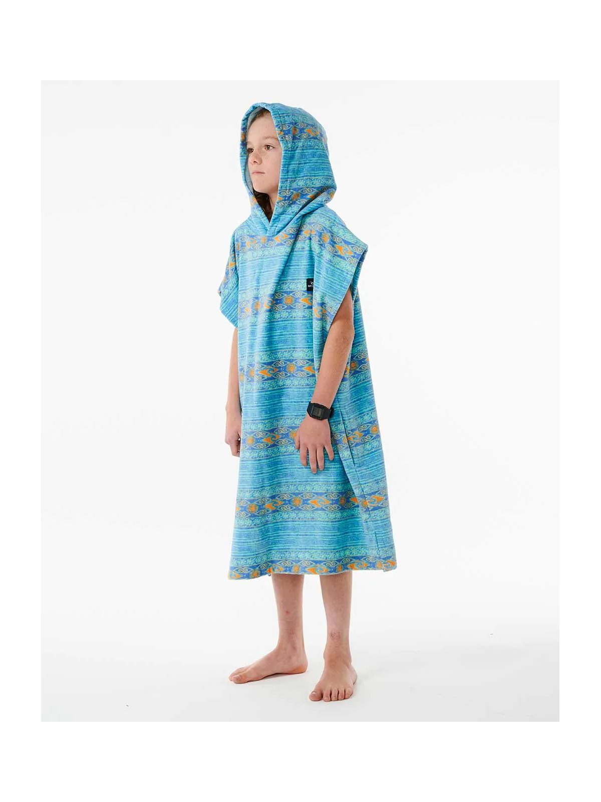 Poncho RIP CURL Mixed Hooded Towel Boy niebieski - Adventure Sports