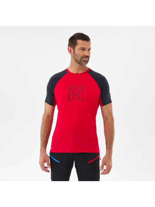 Koszulka MILLET M Trilogy Delta Ts Ss czerwony - Adventure Sports
