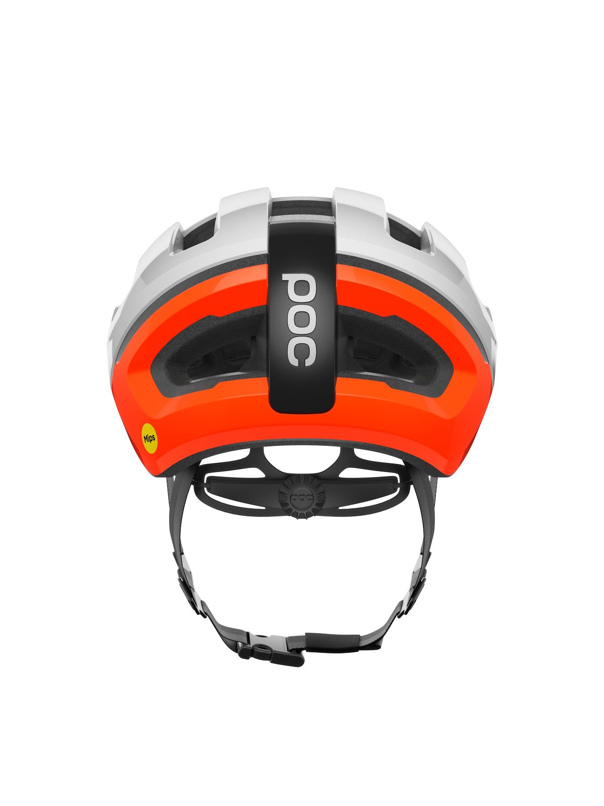 Kask rowerowy POC Omne Air MIPS biało pomarańczowy