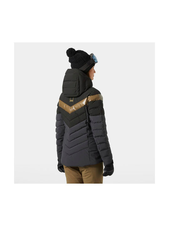 Kurtka narciarska damska HELLY HANSEN W IMPERIAL PUFFY JACKET czarna
