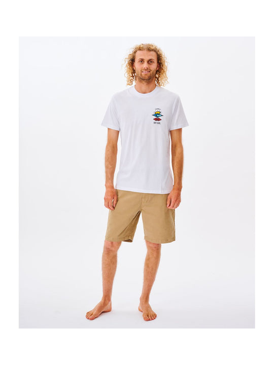 Koszulka RIP CURL Search Icon Tee biały
