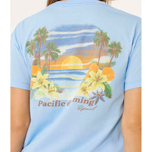 Koszulka damska RIP CURL Poolside Relaxed Tee niebieska
