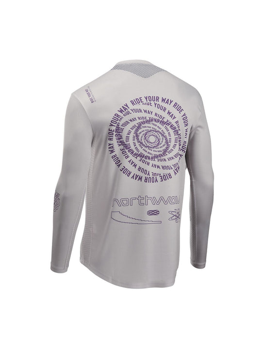 Koszulka rowerowa NORTHWAVE Edge 2 Jersey LS szary - Adventure Sports
