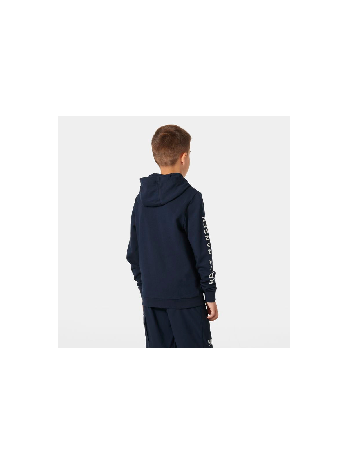 Bluza HELLY HANSEN JR HH GRAPHIC HOODIE granatowy - Adventure Sports