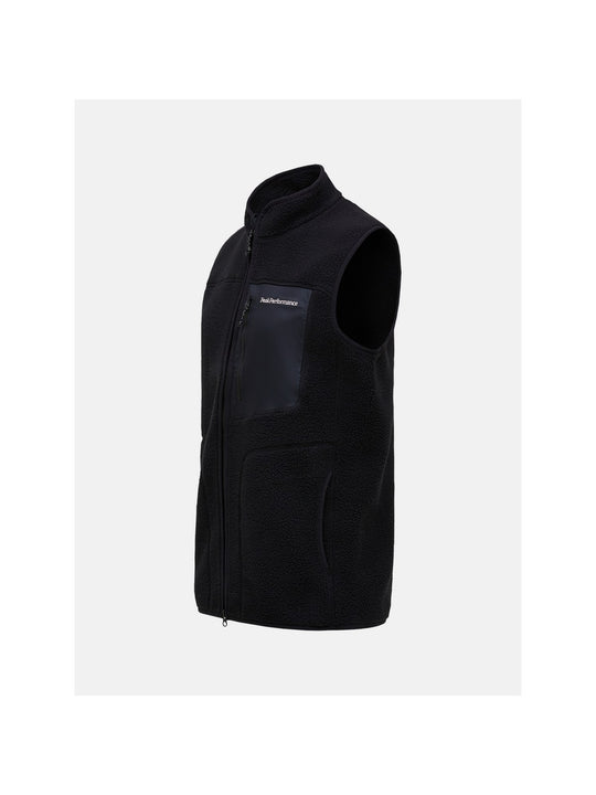 Kamizelka męska PEAK PERFORMANCE NatureRush Pile Vest czarna
