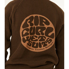Sweter męski RIP CURL Premium Surf Knit Crew Brązowy brązowy
