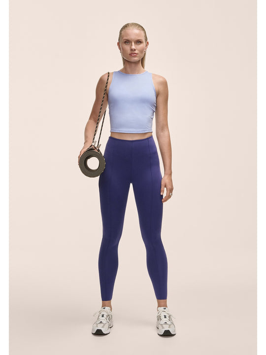 Legginsy damskie Casall Edge High Waist Tights fioletowy - Adventure Sports
