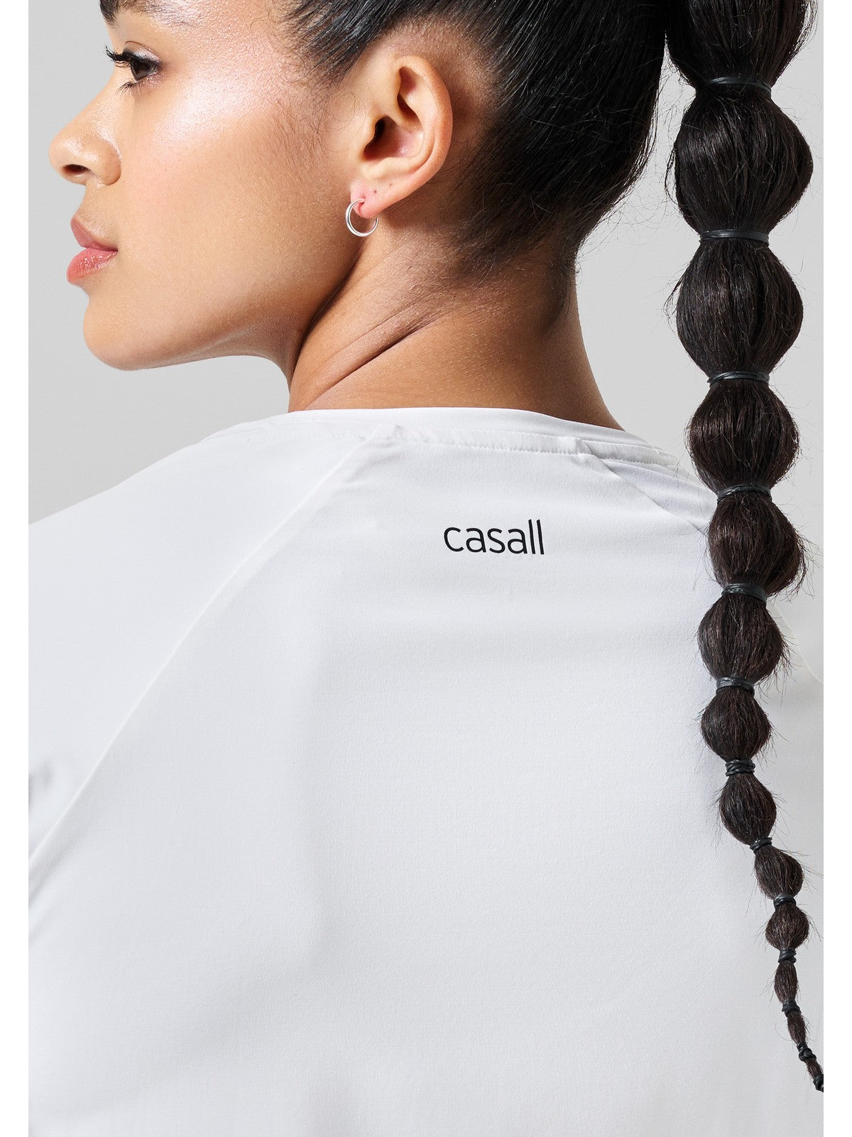 Koszulka damska CASALL Essential Long Sleeve kolor biały