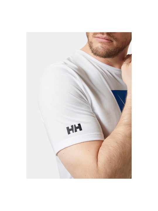 Koszulka HELLY HANSEN Hp Race Graphic T-Shirt biały - Adventure Sports
