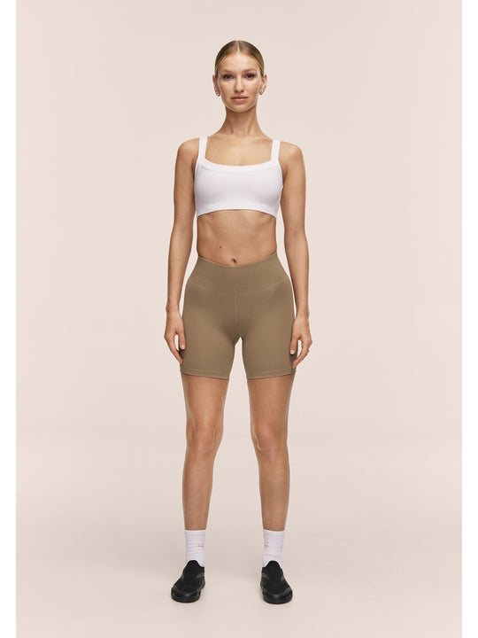 Legginsy treningowe damskie CASALL Regular Waist Bikers kolor zielony
