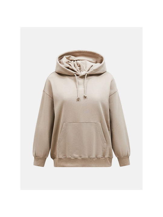 Bluza Peak Performance W Original Terry Hood beżowy - Adventure Sports
