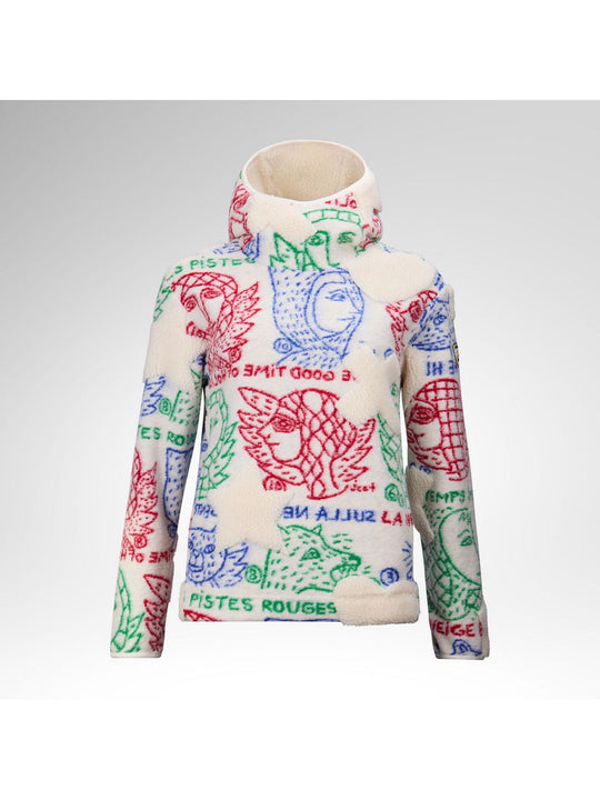Bluza damska ROSSIGNOL W Jcc Fleece Anorak multikolor
