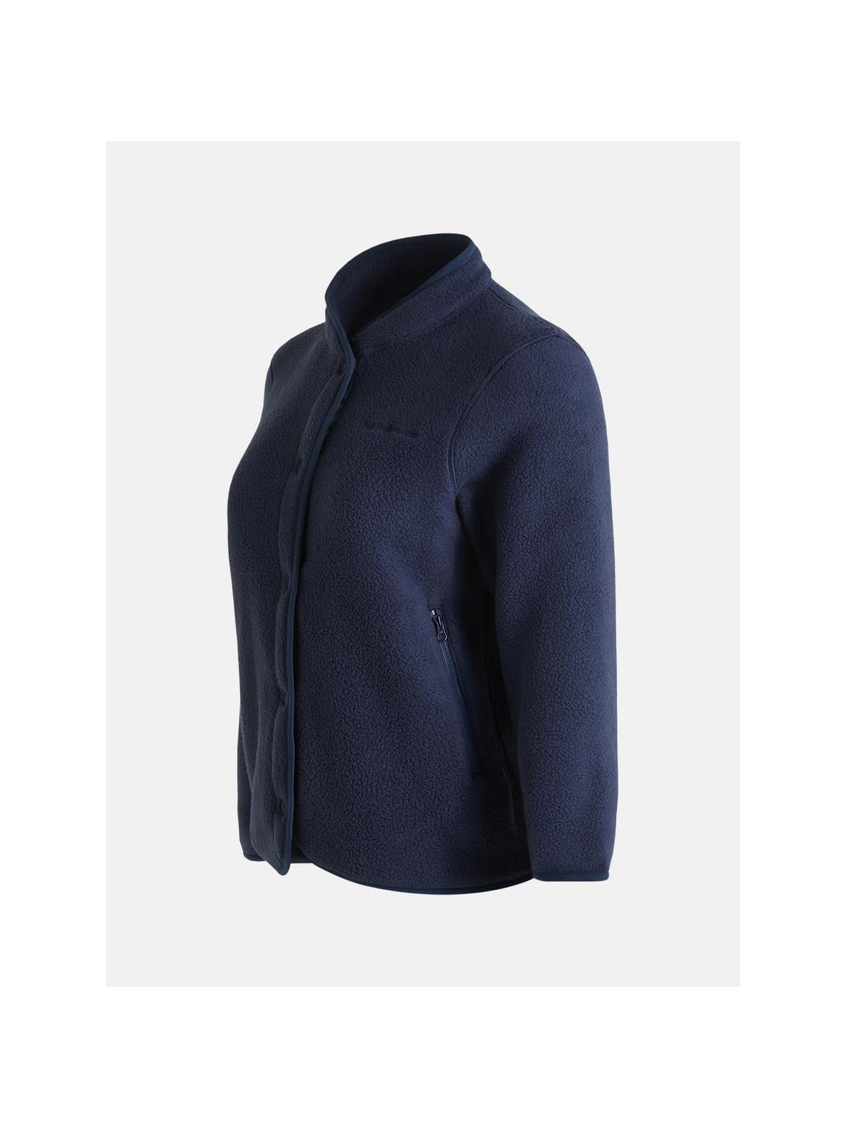 Bluza Peak Performance W Fleece Snap Cardigan granatowy - Adventure Sports