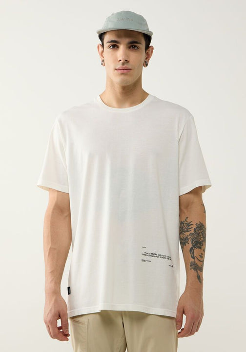 Koszulka HAGLÖFS Outsiders Graphic Tee Men soft white

