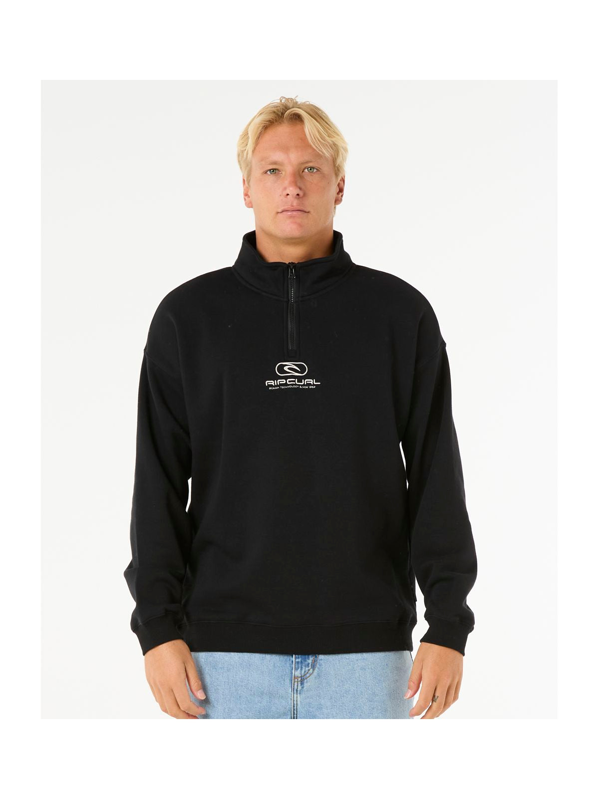 Bluza RIP CURL Pill Icon 45748 Zip Crew czarny