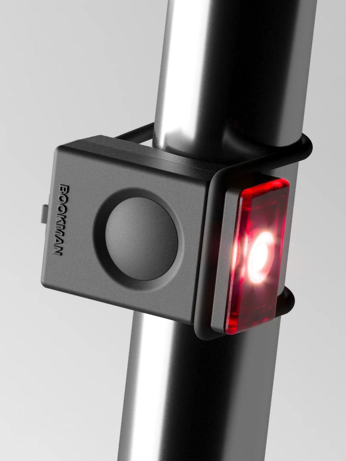 Lampka rowerowa BOOKMAN Block Light Rear 18 lm black