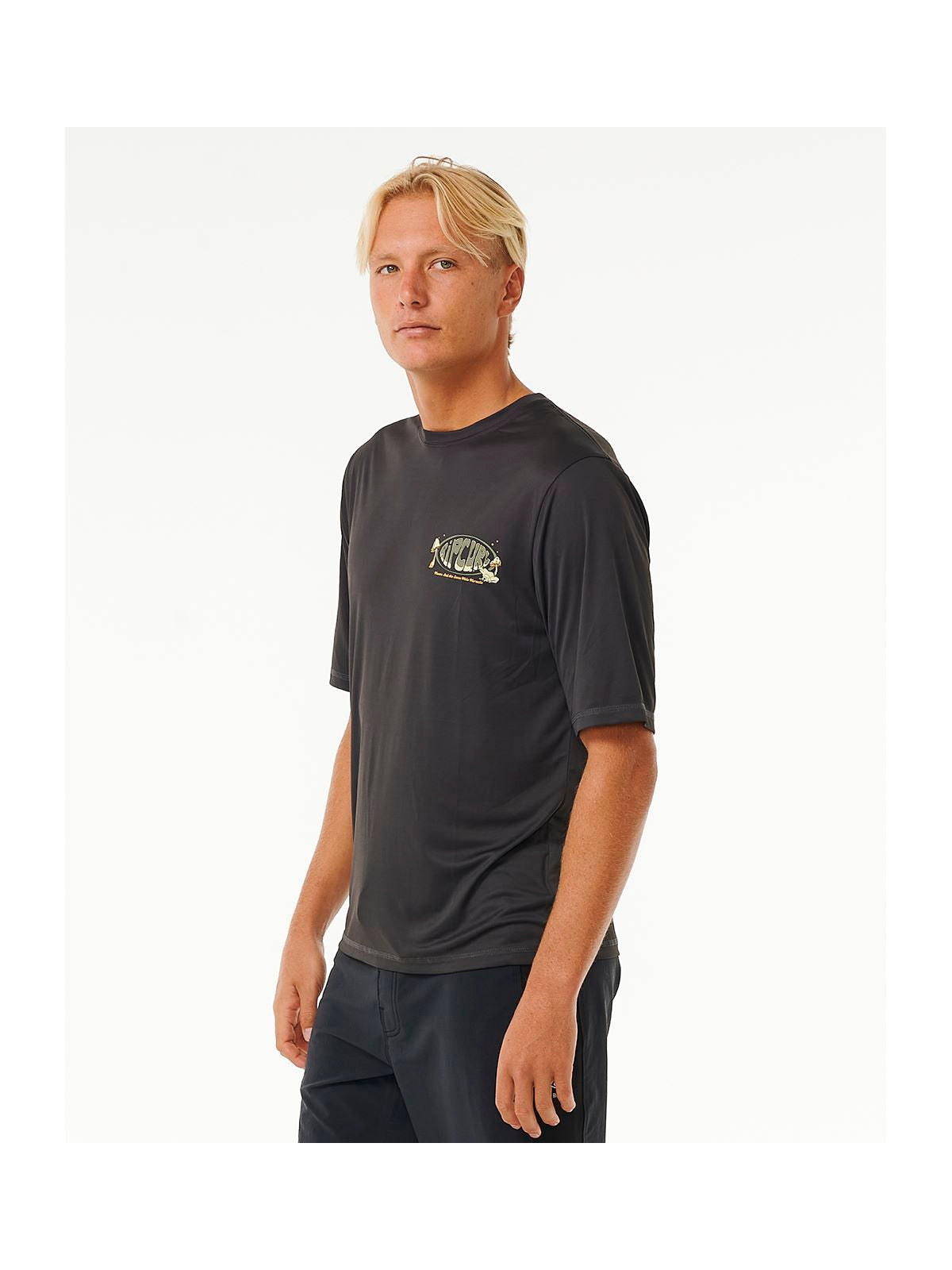 Lycra RIP CURL Mason Pipe Surflite Upf S/S czarny - Adventure Sports
