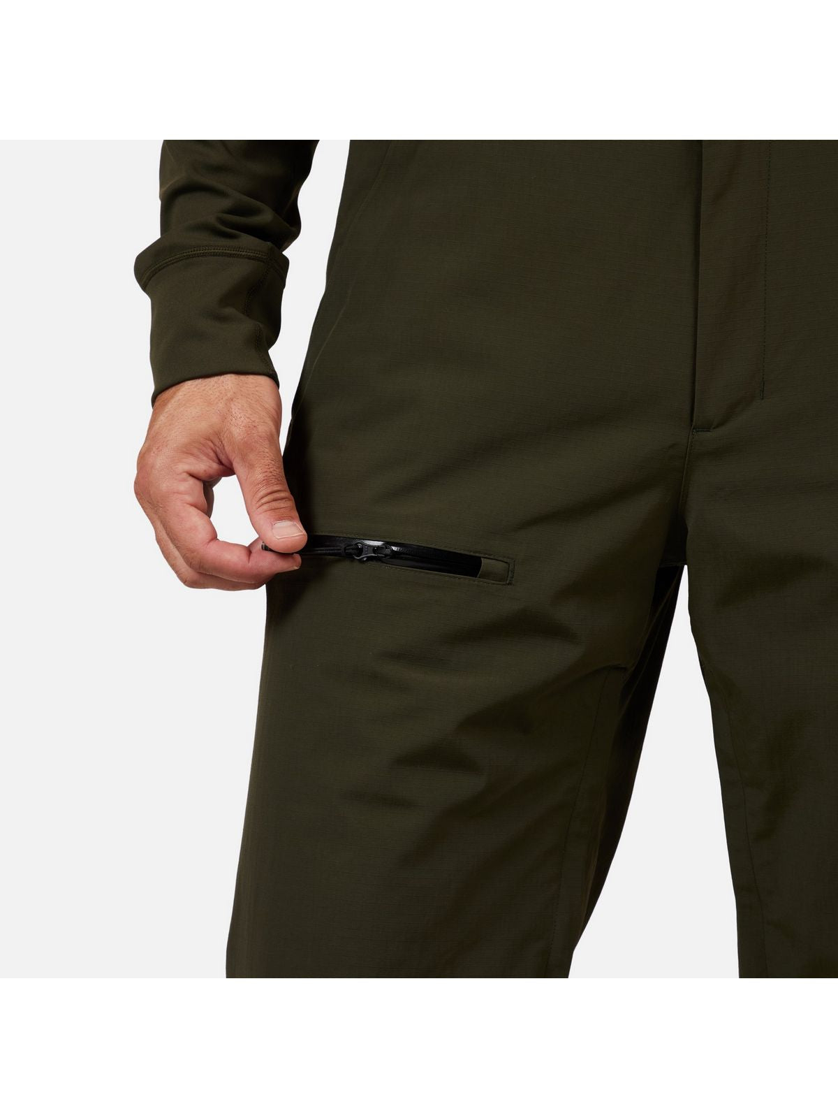 Spodnie narciarskie męskie ROSSIGNOL Outerlimits Insulated BIB zielone