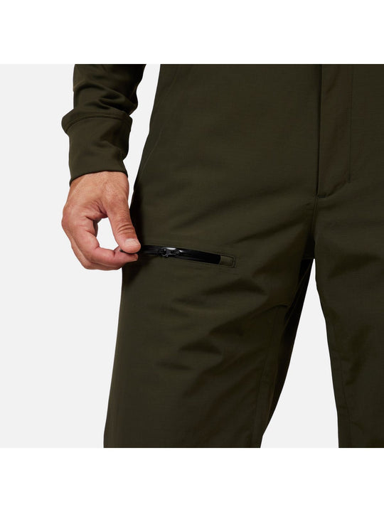 Spodnie narciarskie męskie ROSSIGNOL Outerlimits Insulated BIB zielone
