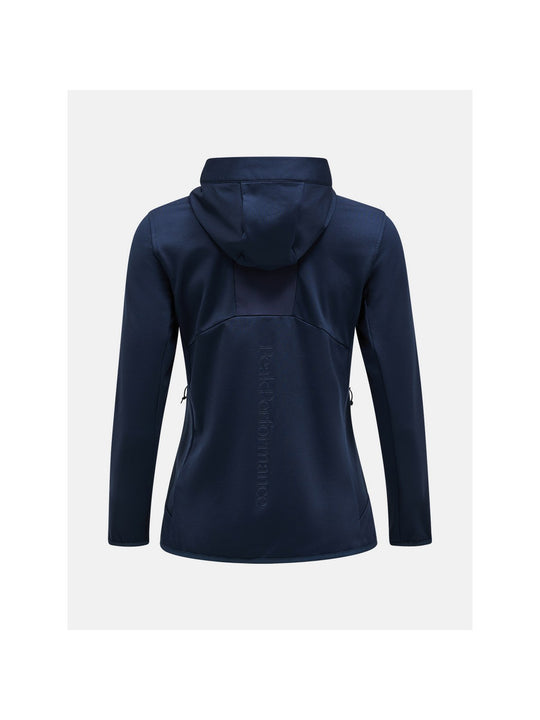 Bluza PEAK PERFORMANCE W Utility Light Zip Hood niebieski - Adventure Sports
