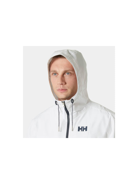 Kurtka przeciwdeszczowa męska HELLY HANSEN KOSTER RAIN JACKET biała - Adventure Sports
