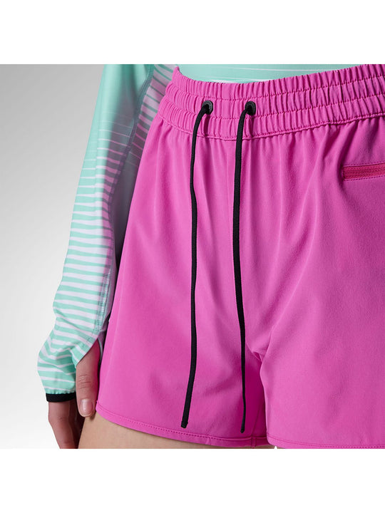 Szorty damskie ROSSIGNOL W Sidelhorn Short 3' różowe
