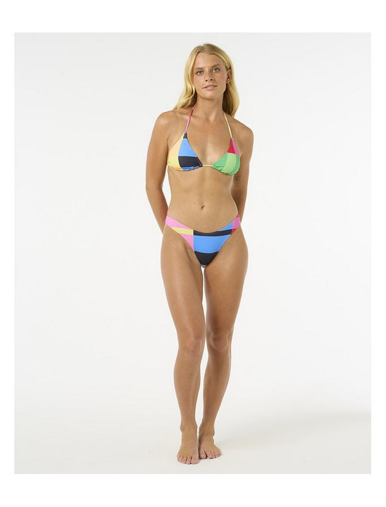 Stanik kąpielowy RIP CURL Las Dalias Sliding Tri turkusowy
