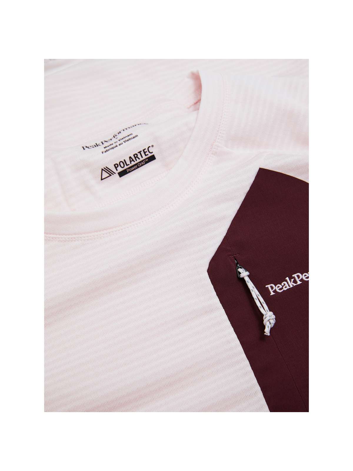 Bluza damska PEAK PERFORMANCE Freelight Polartec Power Grid Crew różowa
