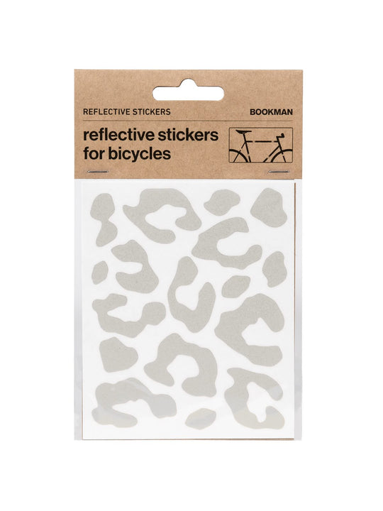 Naklejki odblaskowe BOOKMAN Reflective Leopard Print biały
