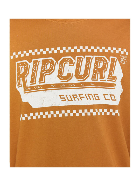 Koszulka RIP CURL SPORTLINE INVADER TEE brązowa
