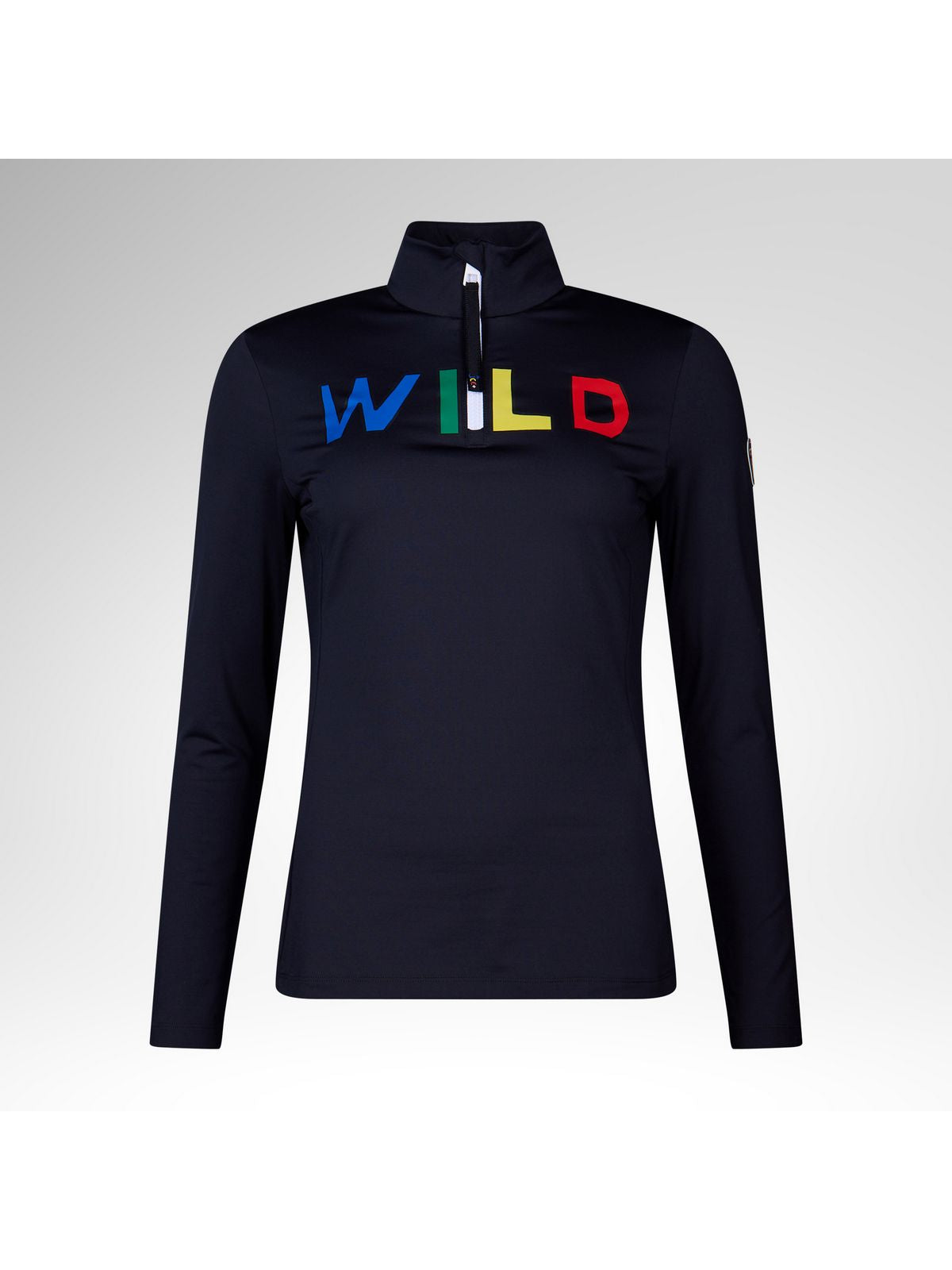 Bluza damska ROSSIGNOL W Jcc Quarter Zip First Layer czarna