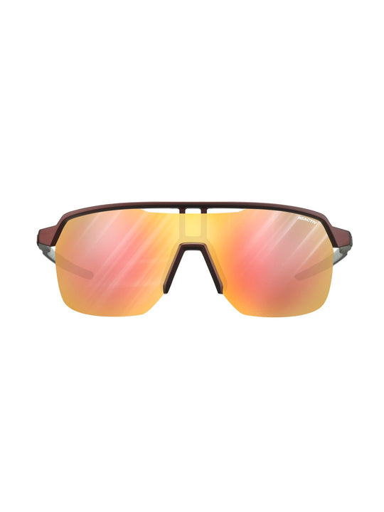 Okulary fotochromowe JULBO FREQUENCY - burgund | Reactiv Light Amplifier cat 1-3 - M - Adventure Sports
