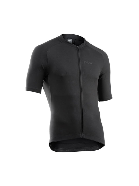 Koszulka rowerowa NORTHWAVE Force 2 Jersey czarny - Adventure Sports
