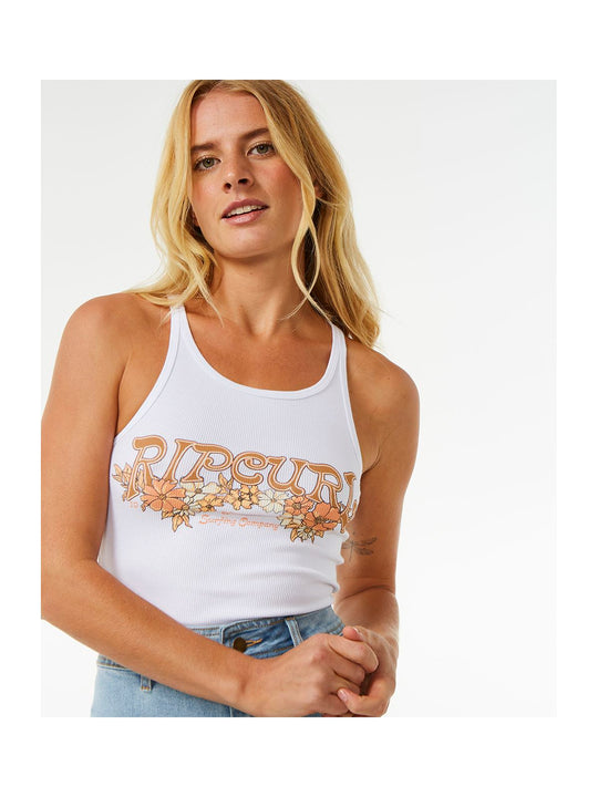 Koszulka RIP CURL Endless Summer Ribbed Tank biały - Adventure Sports
