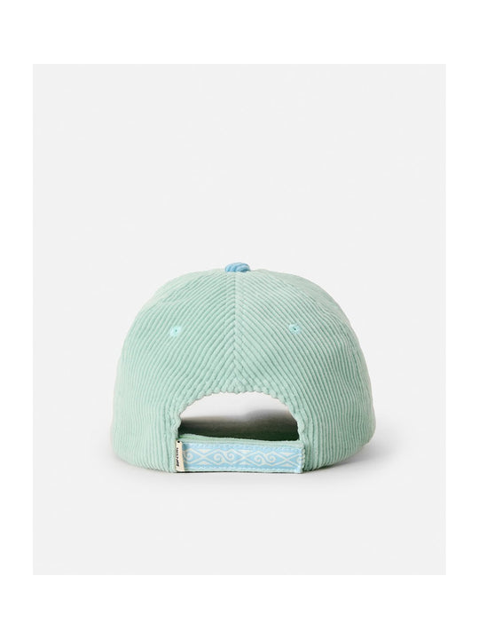 Czapka z daszkiem damska RIP CURL Icons Cord Cap zielona
